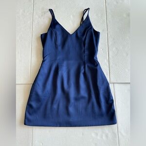 OOTDfash womens tank top satin mini dress